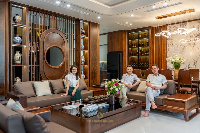 Thiết kế nội thất phòng khách đẹp - sang trọng - thiết kế nội thất biệt thự